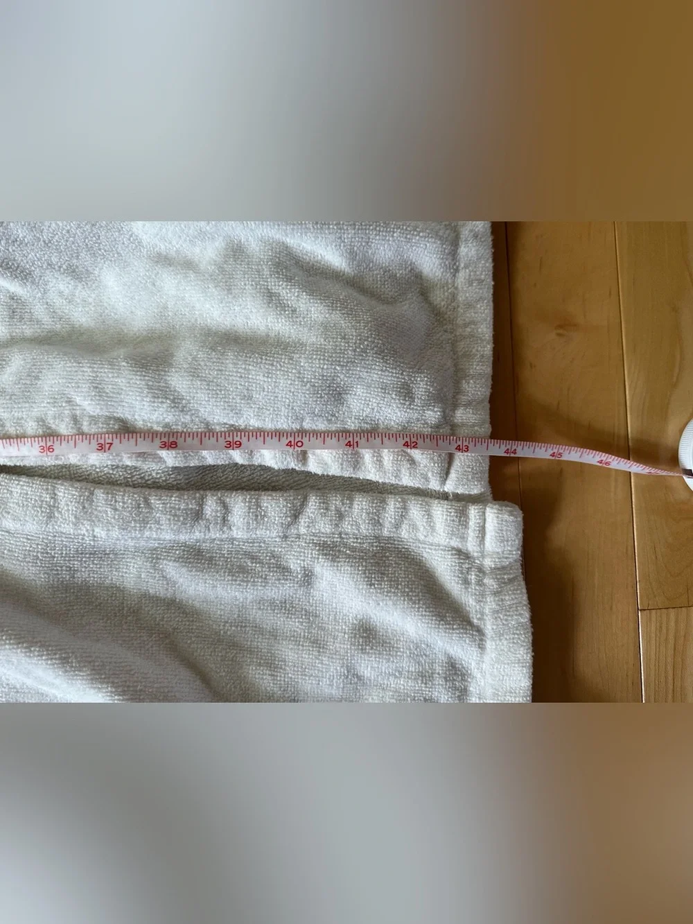 VINTAGE • Charter Club • 100% cotton • turkish • spa bath robe • white • small
